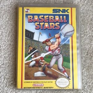 Vintage Baseball Stars Nintendo NES Video Game, 1989
